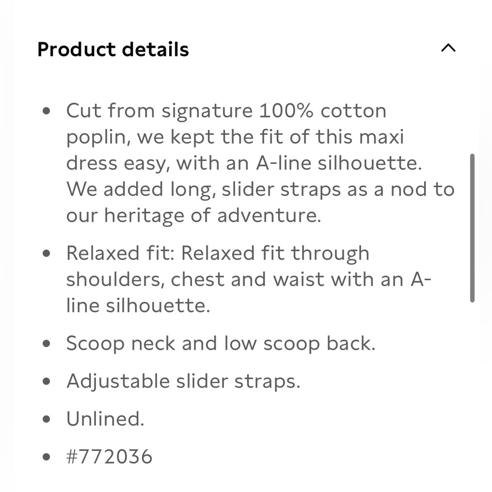 BANANA REPUBLIC COTTON POPLIN SWING MAXI DRESS - Picture 8 of 10